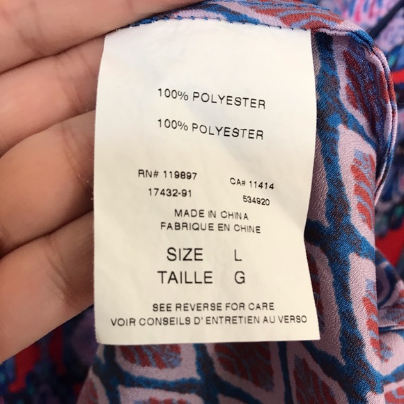 Colorful Pea in the Pod maternity shirt. - Picture 3 of 5